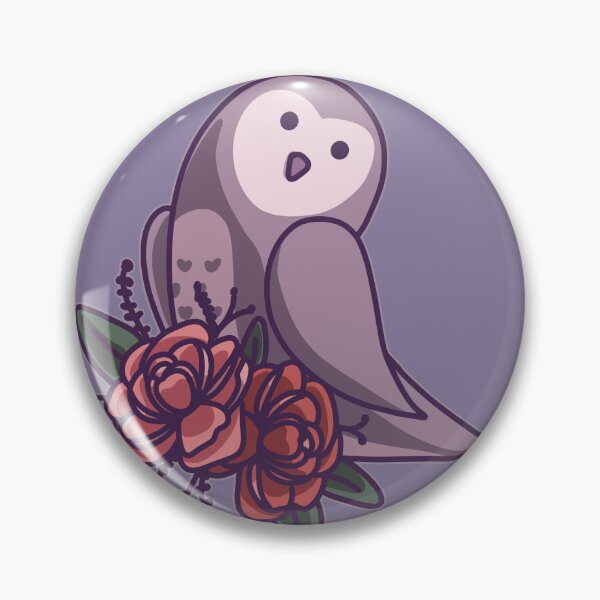 Item preview, Floral Owl – Cottagegoth Night Bird Art designed and sold by Feral-by-Elsie.
