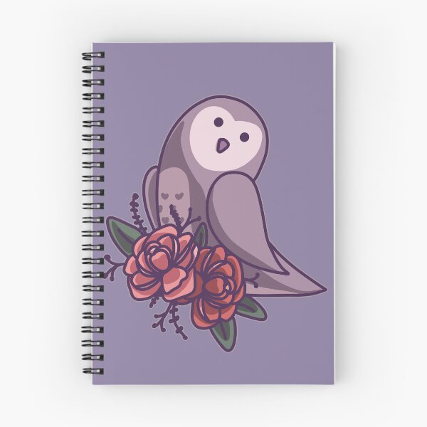 Item preview, Floral Owl – Cottagegoth Night Bird Art designed and sold by Feral-by-Elsie.