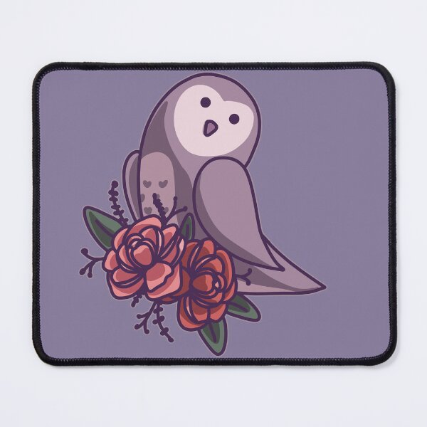 Item preview, Floral Owl – Cottagegoth Night Bird Art designed and sold by Feral-by-Elsie.