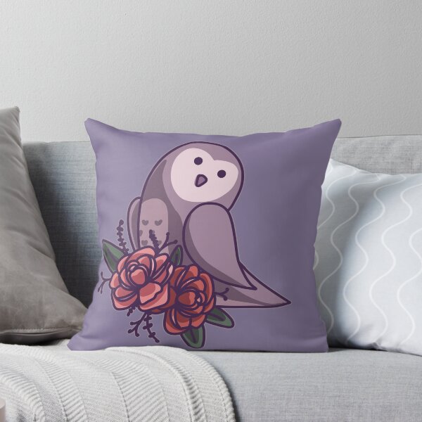 Item preview, Floral Owl – Cottagegoth Night Bird Art designed and sold by Feral-by-Elsie.