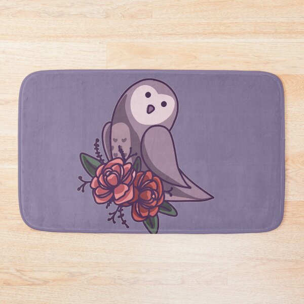Item preview, Floral Owl – Cottagegoth Night Bird Art designed and sold by Feral-by-Elsie.