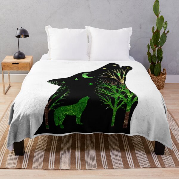 Item preview, Howling Night Wolf Graphic designed and sold by Oak Mountain.
