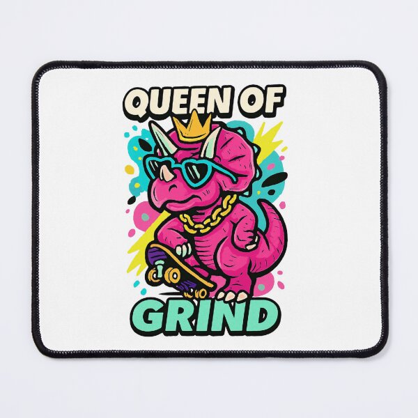 Item preview, Queen of the Grind Triceratops designed and sold by JonelleTshirts.