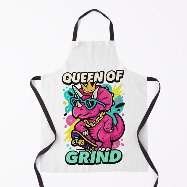 Item preview, Queen of the Grind Triceratops designed and sold by JonelleTshirts.