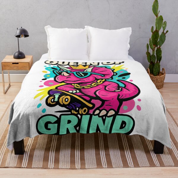 Item preview, Queen of the Grind Triceratops designed and sold by JonelleTshirts.