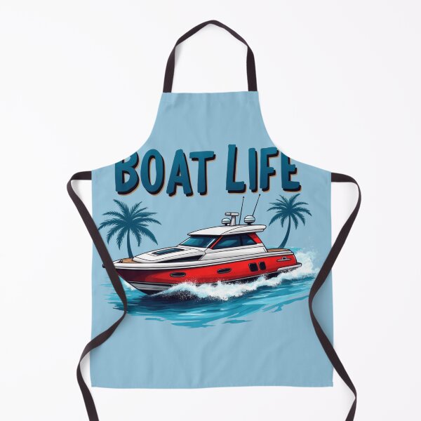 Item preview, Boat Life Speedboat Tropical Vacation & Nautical Fun designed and sold by rustyroofco.