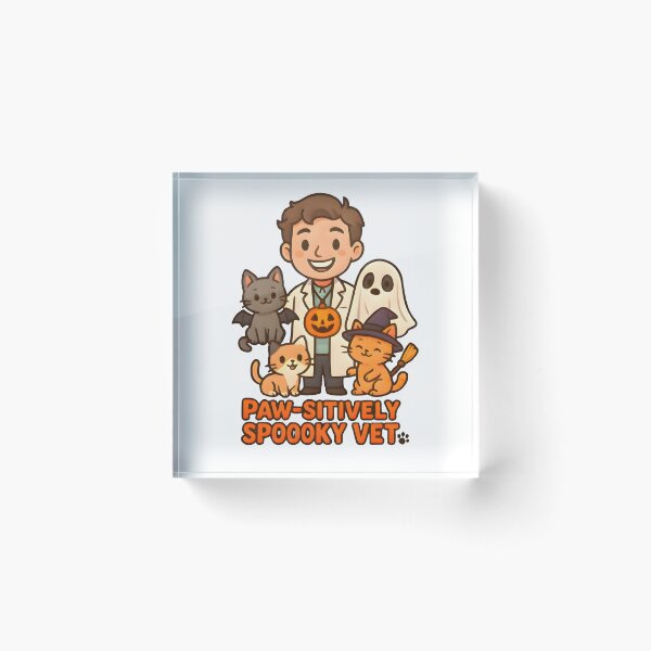 Item preview, Paw-sitively Spooky Vet – Funny Halloween Vet  designed and sold by Bettybee00.