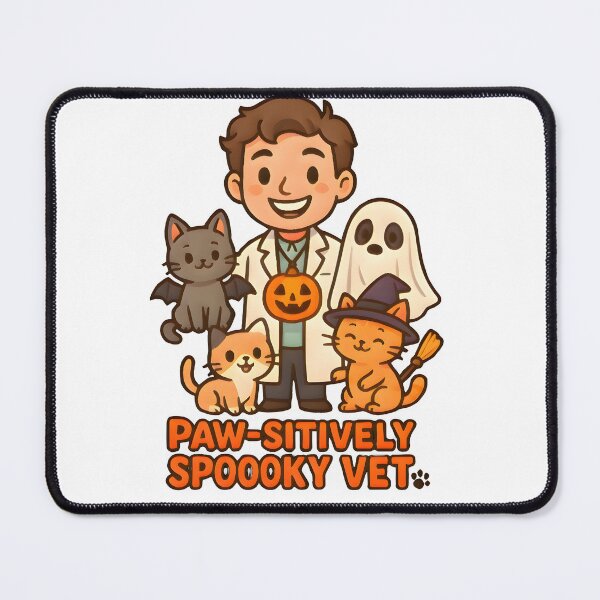Item preview, Paw-sitively Spooky Vet – Funny Halloween Vet  designed and sold by Bettybee00.