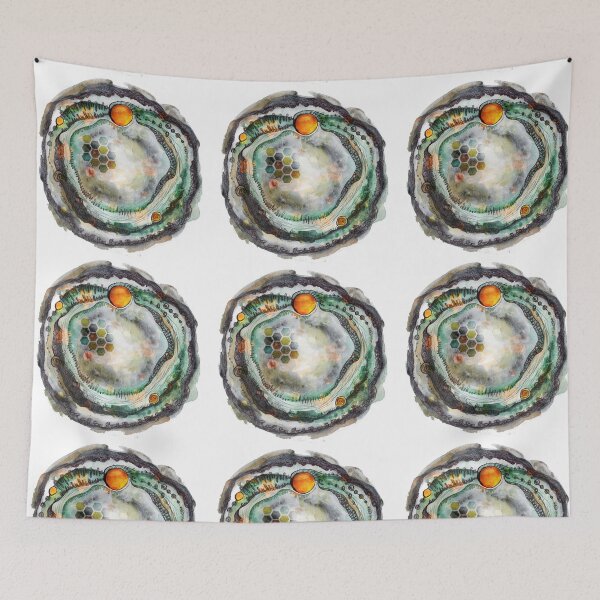 Item preview, Watercolor Fusion Geometric Art designed and sold by Oak Mountain.