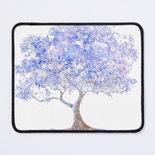 Item preview, Jacaranda Tree of Life textured painting designed and sold by MatsonArtDesign.