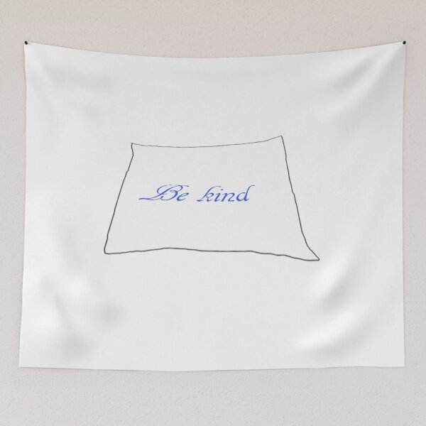 Item preview, Be Kind Note Illustration With Handwritten Script On White paper designed and sold by Beautiful art store.