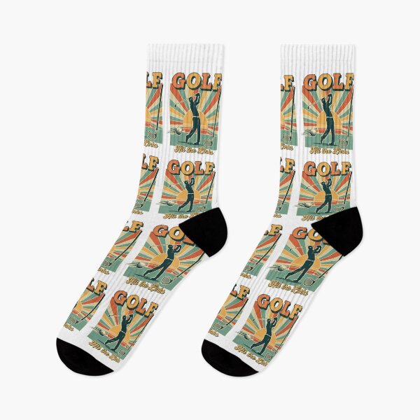 Item preview, Vintage Golf - Golfer with sunset designed and sold by ZuriRetroPrints.