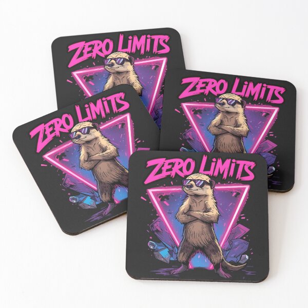 Item preview, Zero Limits – Cool Mangusta Retro Streetwear Design in Pink-Purple-Neon Colors designed and sold by ParaSiempreS.