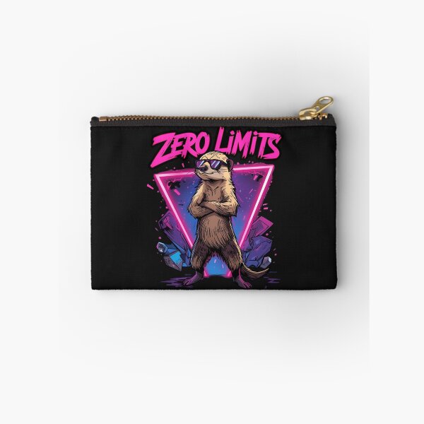 Item preview, Zero Limits – Cool Mangusta Retro Streetwear Design in Pink-Purple-Neon Colors designed and sold by ParaSiempreS.