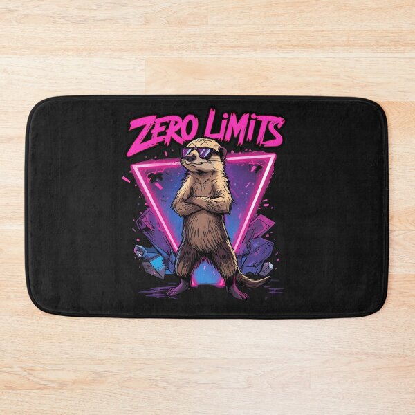 Item preview, Zero Limits – Cool Mangusta Retro Streetwear Design in Pink-Purple-Neon Colors designed and sold by ParaSiempreS.