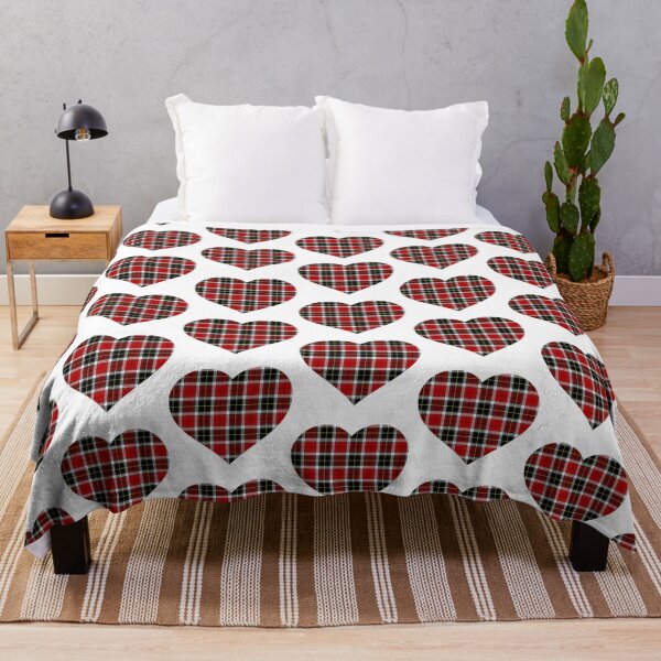 Item preview, Red and Black Flannel Heart Design designed and sold by Oak Mountain.