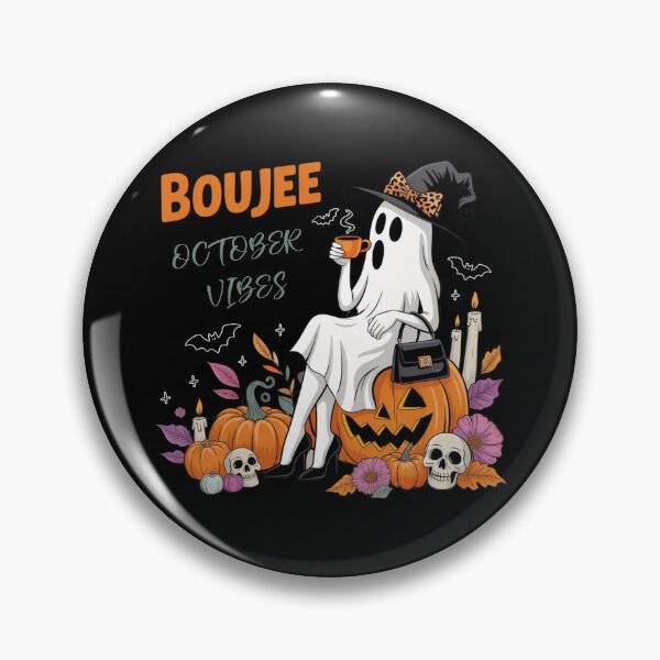 Item preview, Boujee october vibes ghost halloween designed and sold by EnchantedOwl.