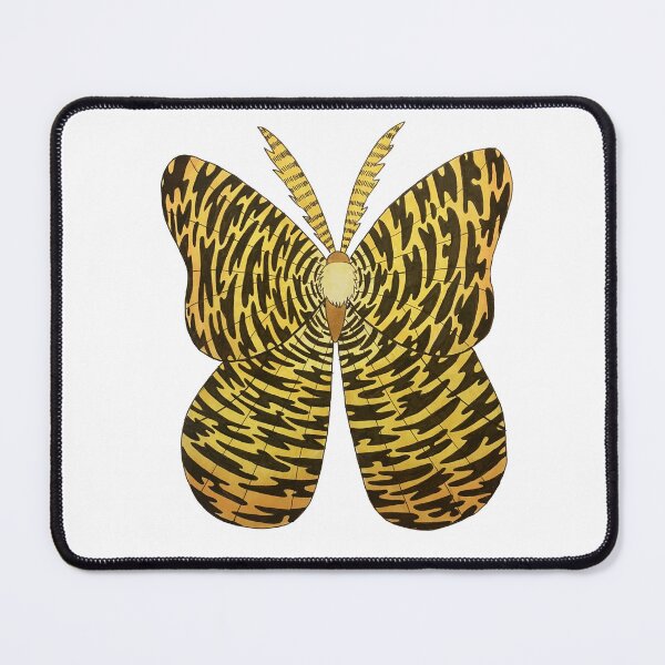 Item preview, Yellow Pattern Moth designed and sold by fern.prints.