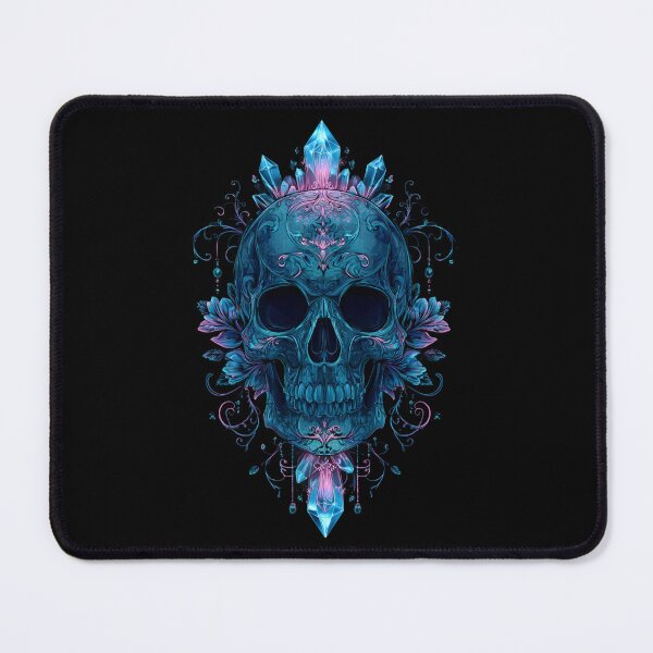 Item preview, Crystal skull with gemstones – Mystical Gothic design designed and sold by Meiersbeste.