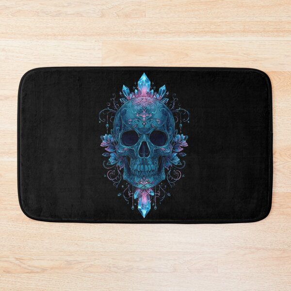 Item preview, Crystal skull with gemstones – Mystical Gothic design designed and sold by Meiersbeste.