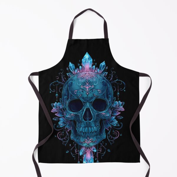 Item preview, Crystal skull with gemstones – Mystical Gothic design designed and sold by Meiersbeste.