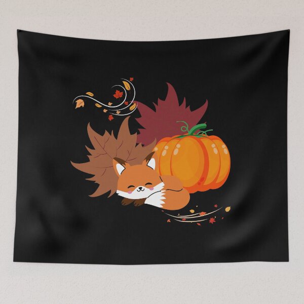 Item preview, Sleepy Autumn Fox designed and sold by MariposART.