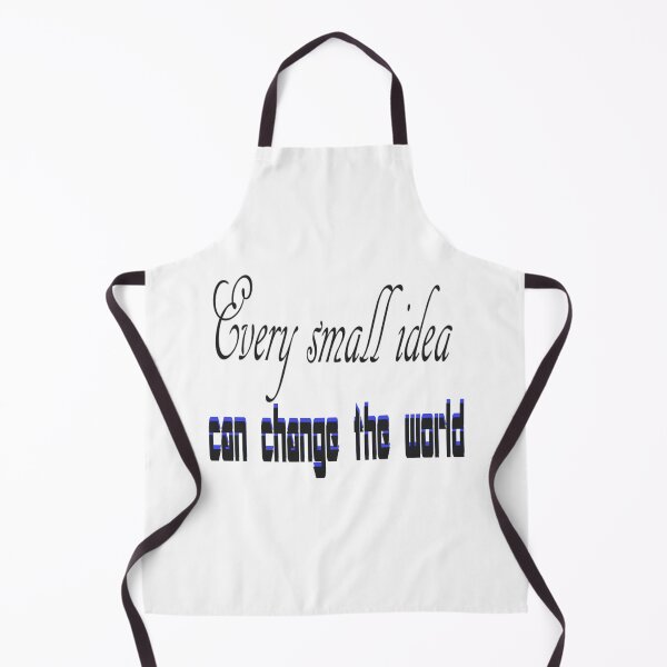 Item preview, Every Small Idea Can Change The World: Bold Blue Typography Concept For Inspiration designed and sold by Beautiful art store.