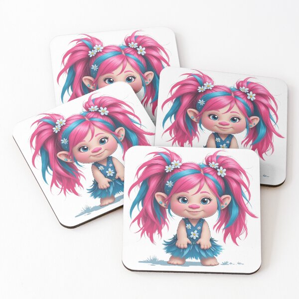 Item preview, Pink-Haired Troll – Fantasy Creature Illustration, Funny Magical Character designed and sold by Erik Visnievskij.