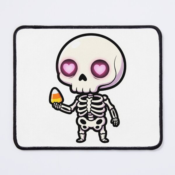 Item preview, Kawaii Skeleton with Heart Eyes designed and sold by Nin Tai.
