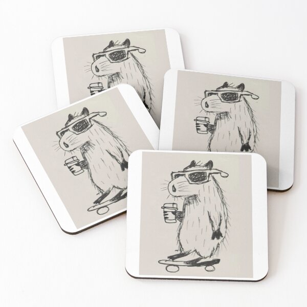 Item preview, Skateboard Rat Wearing Sunglasses designed and sold by CamisetaMas.