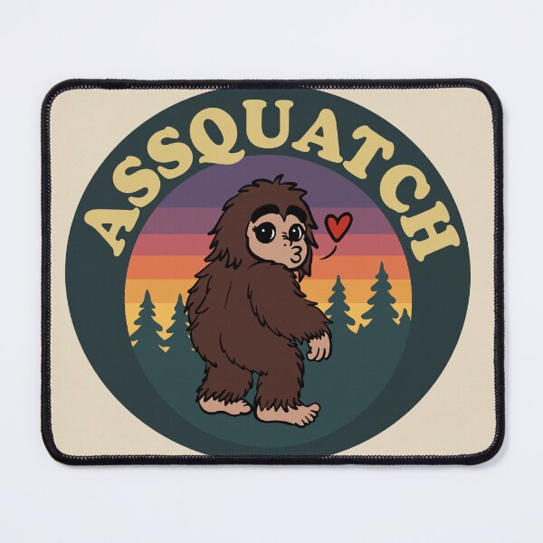 Item preview, Assquatch – Bigfoot Cryptid Booty Design designed and sold by Feral-by-Elsie.