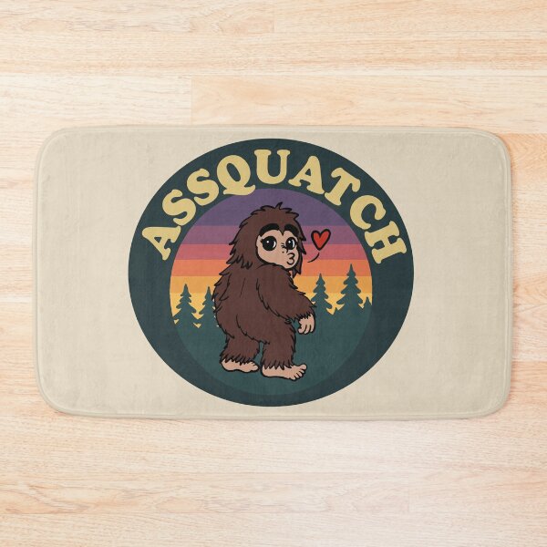 Item preview, Assquatch – Bigfoot Cryptid Booty Design designed and sold by Feral-by-Elsie.
