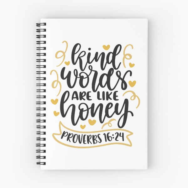 Item preview, Proverbs 16:24 – Kind Words Are Like Honey Scripture Design designed and sold by ASWDesigns.