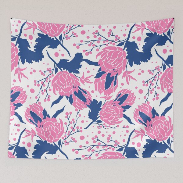 Item preview, Berry & Bloom — Stylized Floral Strawberry Seamless Pattern designed and sold by NicolaZhukov.