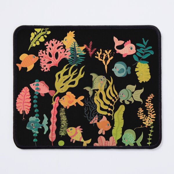 Item preview, Colorful Fish in the Black Sea designed and sold by AnGodeSign.