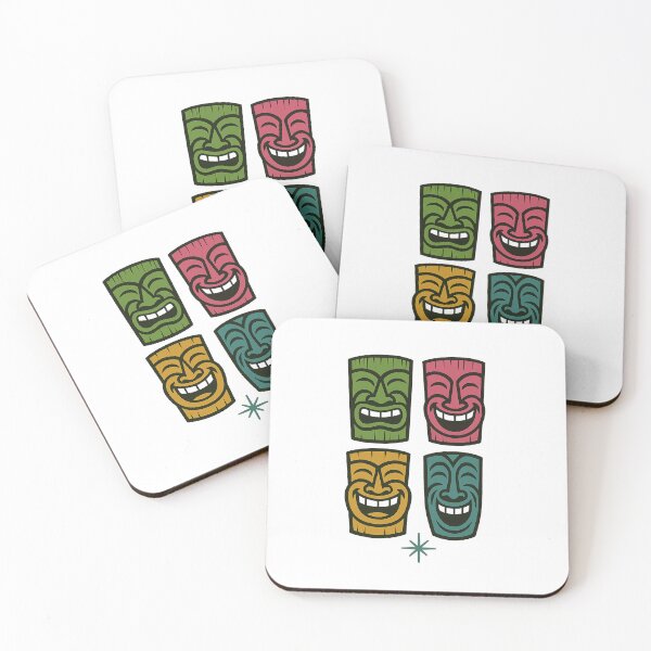 Item preview, 4 Tikis Having Fun! designed and sold by Jeffsredbubble.