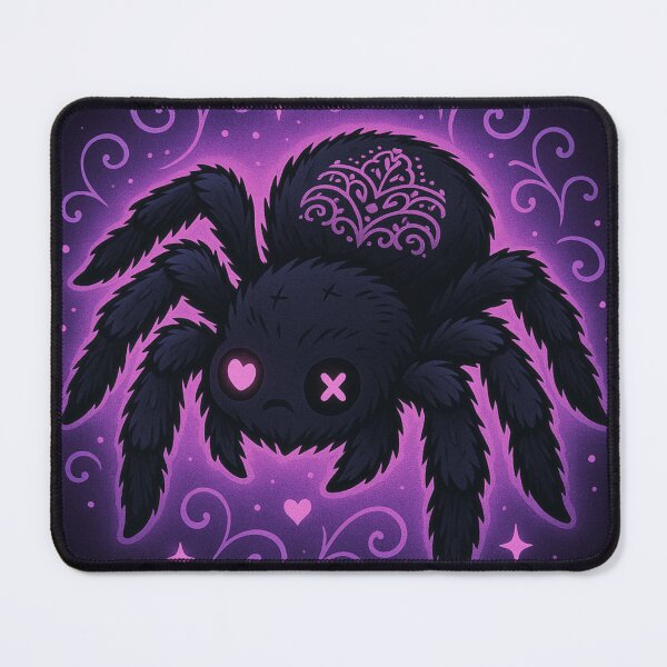Item preview, Creepy Cute Pink Goth Spider – Pastel Gothic Kawaii Tarantula Sticker designed and sold by JacobKAurumhead.
