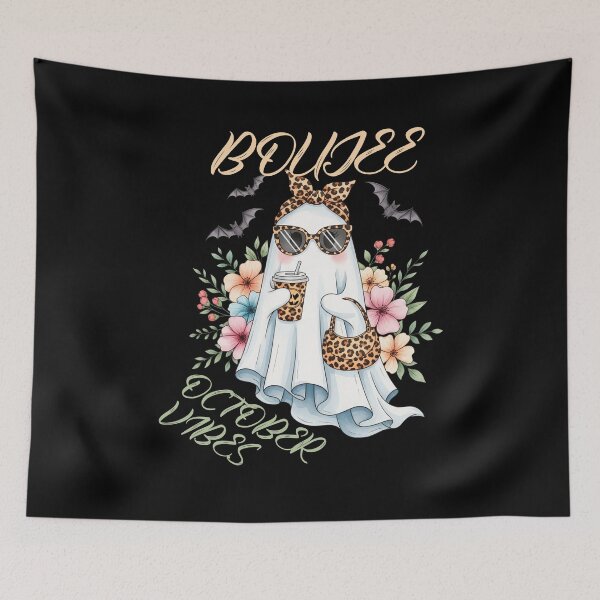 Item preview,  Boujee october vibes ghost halloween designed and sold by EnchantedOwl.