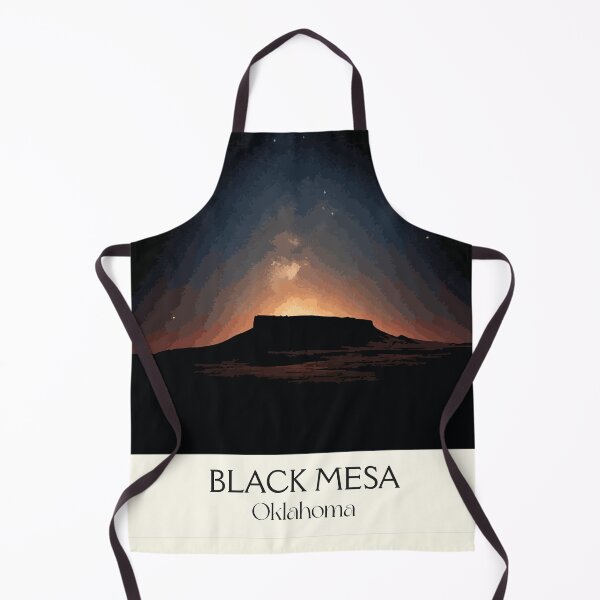 Item preview, Black Mesa Oklahoma Vintage Poster | Dark Sky Park Art Print | Panhandle Scenery Decor designed and sold by TuncGK.
