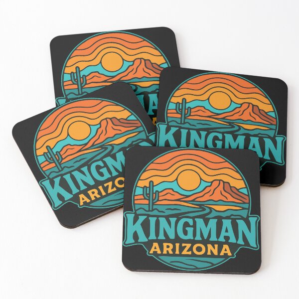 Item preview, Kingman Arizona Desert Turquoise Retro designed and sold by TomFrontierArt.