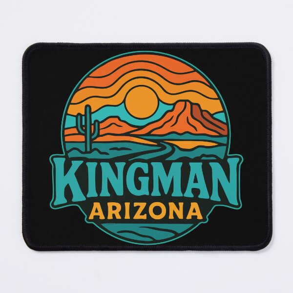 Item preview, Kingman Arizona Desert Turquoise Retro designed and sold by TomFrontierArt.