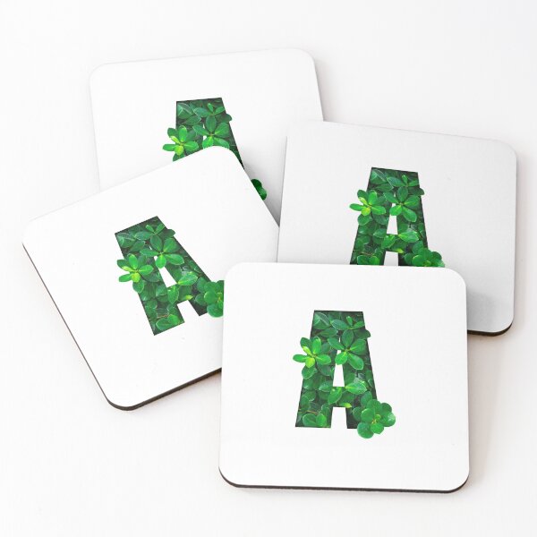 Item preview, Copy of Letter A Made of Green Leaves designed and sold by zinaida-x.