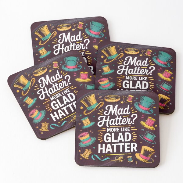 Item preview, Glad Hatter Whimsy – A Joyful Twist on Wonderland Style designed and sold by ForeverPrintsOK.