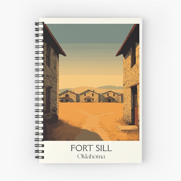 Item preview, Fort Sill Oklahoma Vintage Travel Poster | Army Base Art Print | Historic Landmark Decor designed and sold by TuncGK.