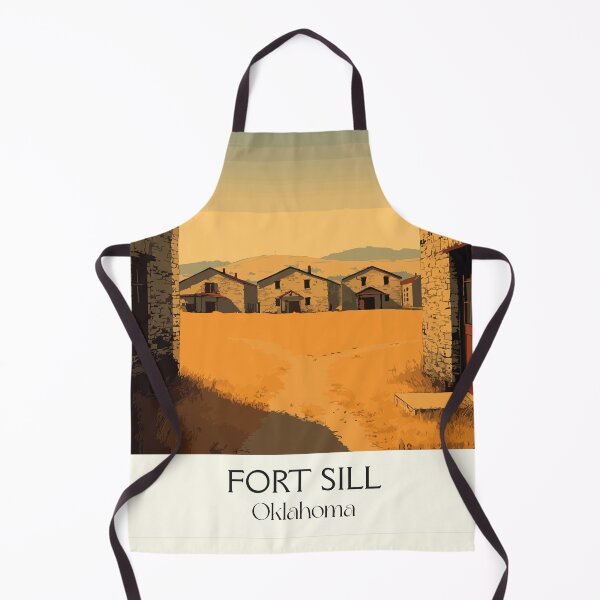 Item preview, Fort Sill Oklahoma Vintage Travel Poster | Army Base Art Print | Historic Landmark Decor designed and sold by TuncGK.