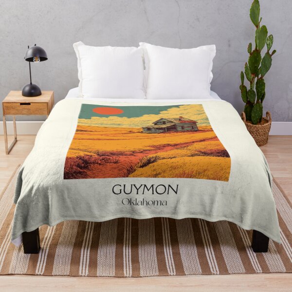 Item preview, Guymon Oklahoma Vintage Travel Poster | Panhandle Harvest Art Print | Agricultural Heartland Decor designed and sold by TuncGK.