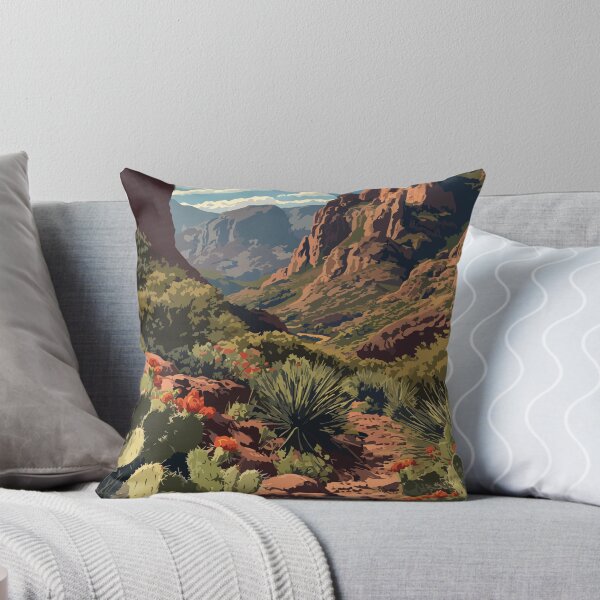 Item preview, Kenton Oklahoma Vintage Travel Poster | Black Mesa Canyon Art Print | Panhandle Scenery Decor designed and sold by TuncGK.
