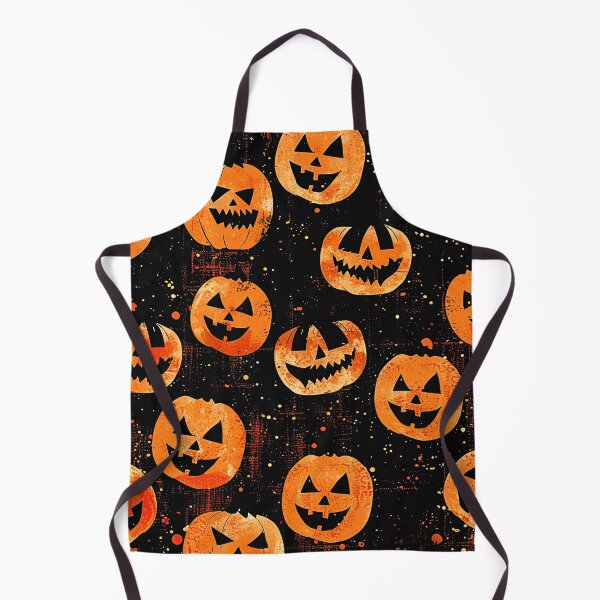 Item preview, Retro Groovy Halloween Jack-O-Lantern Designs Pattern designed and sold by DEC02.