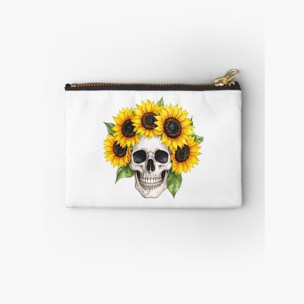 Item preview, SKULL WITH SUNFLOWER CROWN designed and sold by cubiask.