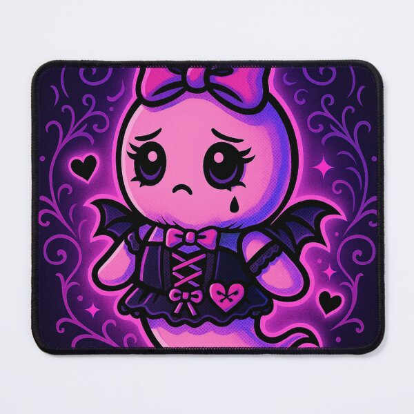 Item preview, Creepy Cute Pink Goth Ghost – Pastel Gothic Kawaii Spooky Sticker designed and sold by JacobKAurumhead.